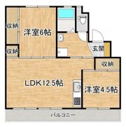 スカイクレスト2号棟の間取り画像