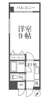 デ・ジュール箱崎の間取り画像