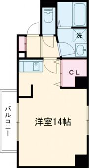 CROSS HALL 慶徳の間取り画像