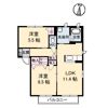 ビューヒルズ若野 B棟の間取り画像