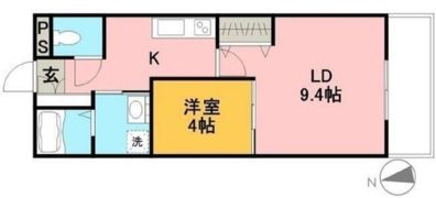 フルーレ・Kの間取り画像