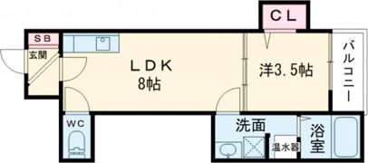 gloria hanatenの間取り画像