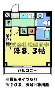 サントス北野の間取り画像