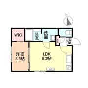 リフージョ太閤山IVの間取り画像