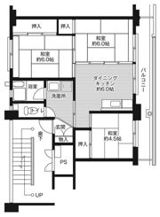 ビレッジハウスだいわ2号棟の間取り画像