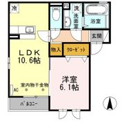 FLAT CIMA Aの間取り画像