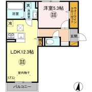 ソル・レヴェンテ Aの間取り画像