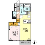 プリズム Bの間取り画像