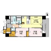 IBC Residence Westの間取り画像