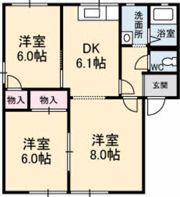 コモンシティー橋本 B棟の間取り画像