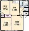 コモンシティー橋本 B棟の間取り画像