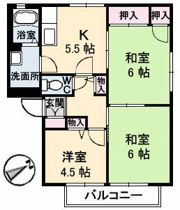 エクセル向井 B棟の間取り画像