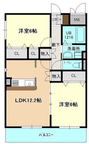 ミュラーユの間取り画像