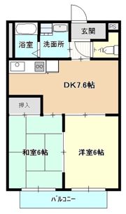 ニューハイツエクセレントの間取り画像