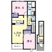 メゾンドリカムⅥの間取り画像