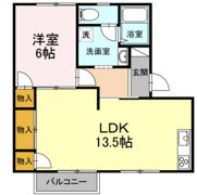 寿ハイツ B棟の間取り画像