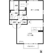 リビングタウン三橋西 Aの間取り画像