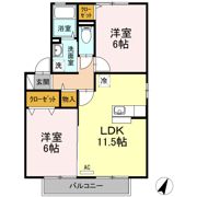 パラシオンの間取り画像