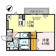 フラン苅原の間取り画像