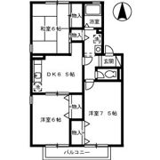 セジュール岡本 B棟の間取り画像
