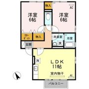 ソレーユガーデン B棟の間取り画像