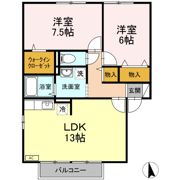 アシュランス A棟の間取り画像