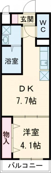 ハピネスⅢの間取り画像