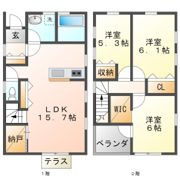リーブルファイン小野1丁目 3号棟の間取り画像
