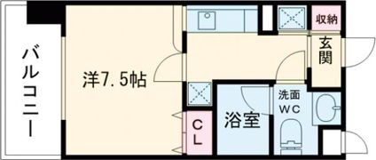 レジディア熊本辛島の間取り画像