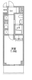 プラウドフラット仙川Ⅱの間取り画像