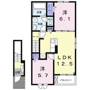 エスポワールMの間取り画像