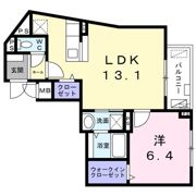 リヴェール桜新町の間取り画像