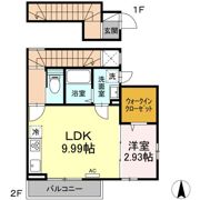 ドゥ・薬師堂 Aの間取り画像