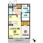 グランディールⅢの間取り画像