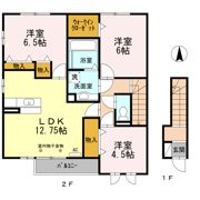 フィオーレ Aの間取り画像