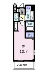エスポワール土居 Aの間取り画像