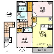 シェルフルールの間取り画像