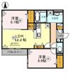 セジュールコートあびこの間取り画像