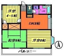 第4高栄ハイツの間取り画像