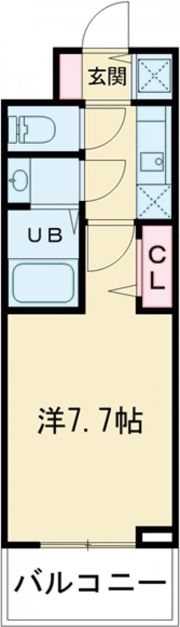 S-RESIDENCE高井田Centralの間取り画像