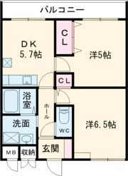 ルーミナス桂の間取り画像