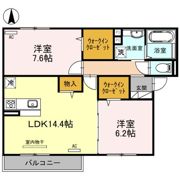 ベル フォレット ノールの間取り画像