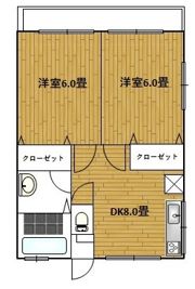 紫陽花Ⅰの間取り画像