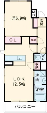 グリーンヒルの間取り画像