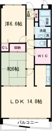 セゾン・エスポワールの間取り画像