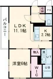 クレールAiの間取り画像