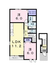 サンヒルズBの間取り画像