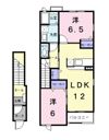 フラット・ハイム Dの間取り画像