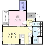 サンリシェル 八幡山の間取り画像