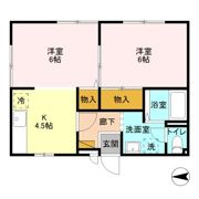 グリーンヒルズ E棟の間取り画像